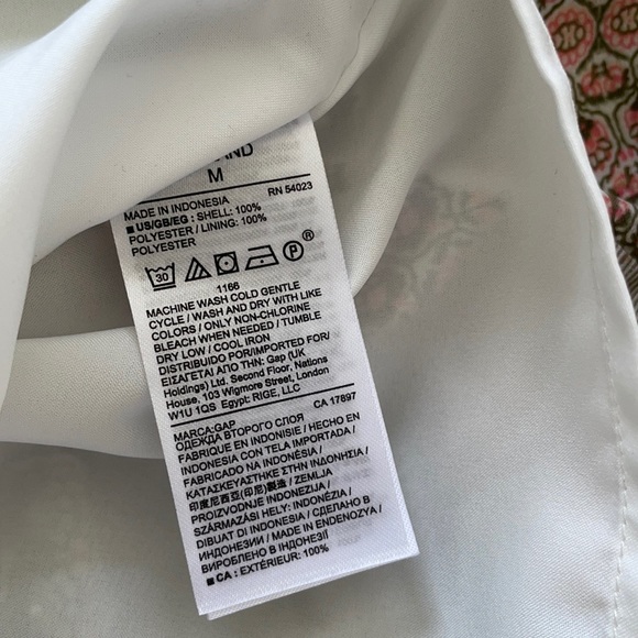 NWOT Gap Sleeveless Summer Maxi Dress, Size M Tall - Picture 16 of 16